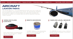 Desktop Screenshot of aircraftlavatoryparts.com